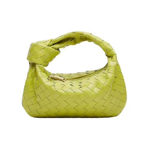 Bottega Veneta Jodie с коровьей кожей сумка из овчины мини женская зеленая