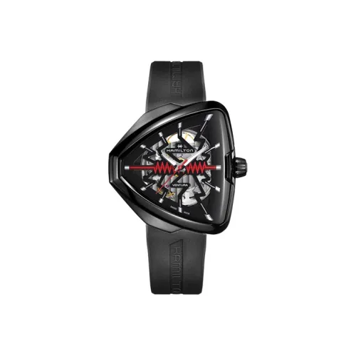 HAMILTON Автоматический Механический Часы Мужские ADVENTURE Collection 42,5мм*44,6мм Черные