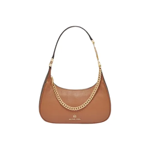 MICHAEL KORS Piper Кожа Плечевая Сумка Маленькая Женская Желтый Коричневый и Темно-Коричневый