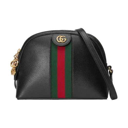 GUCCI Ophidia Кожа Сумка-купол Портативная Сумка через плечо Сумка через плечо Женская Черная