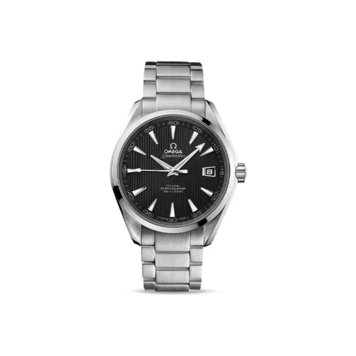 OMEGA Автоматический Механический Часы Мужские AQUA TERRA 150 метров 41,5 мм Черный