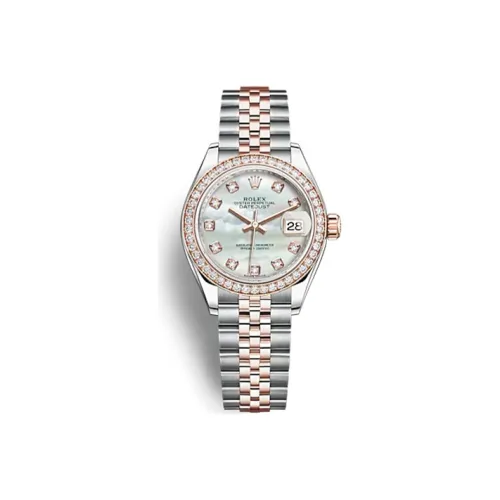 Rolex Автоматический механический механизм Женские Women's Apparel Log Series Часы 28 мм Жемчужная раковина Цвет