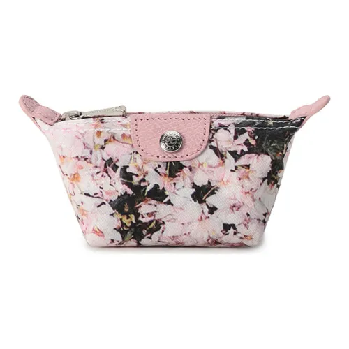 LONGCHAMP Le Foulonné Ткань Кошелек для монет Женские Розовый