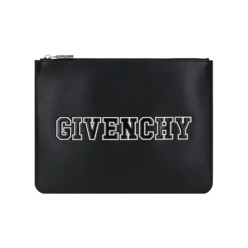 GIVENCHY Клатч из коровьей кожи кошелек кошелек для монет большой мужской черный