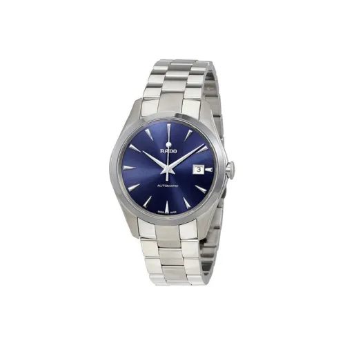 RADO Glam Slam Collection Автоматический Механический Механизм Мужские Часы Часы 38,7 мм Синий Циферблат