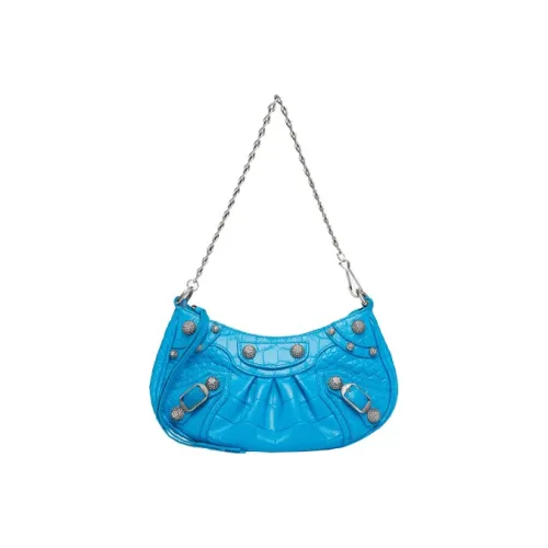 Balenciaga Le Cagole Крокодиловый узор Тисненая Коровья кожа