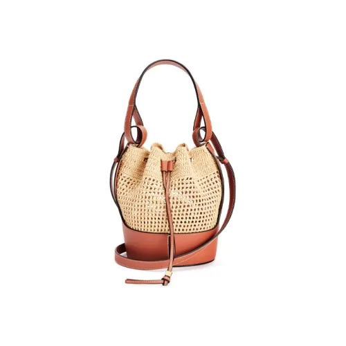 LOEWE Совместное издание Воздушный шар из волокна рафии с коровьей кожей