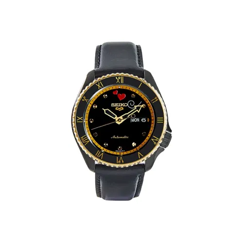 SEIKO Механический Мужской Часы из коллекции ONE PIECE, 42,5 мм, Черный