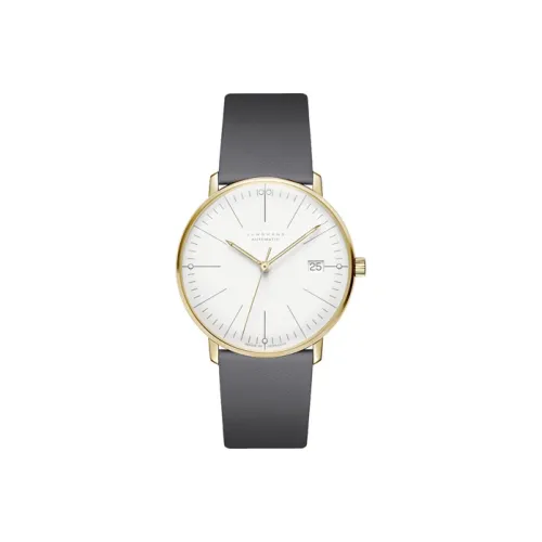 JUNGHANS Автоматический Механический Часы Мужские Max Bill Collection 38 мм Белые