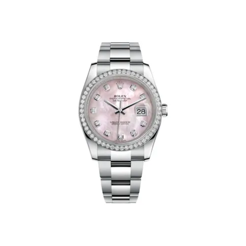 ROLEX Автоматический Механический Movement Женские часы Log Series Розовый