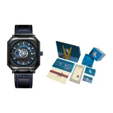 Чёрный циферблат, синий ободок 322-3