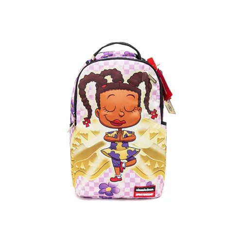 SPRAYGROUND Полиэстер Рюкзак Стандартный Унисекс Фиолетовый Песочный