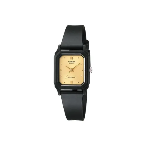 Коллекция CASIO Collection YOUTH Collection Блок THREE Булавка Кварцевый механизм Часы с золотым циферблатом LQ 142E 9a