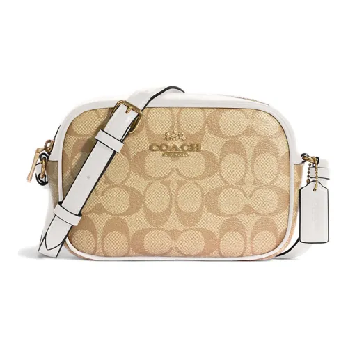 COACH Camera Холст с кожей Camera Сумка Сумка через плечо Маленькая Женская