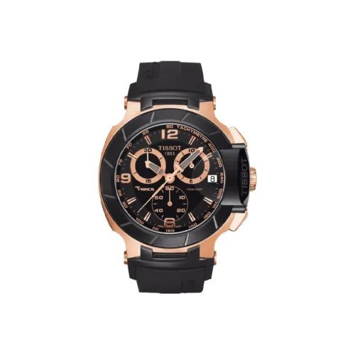 TISSOT Race Collection Кварцевый механизм Мужские часы Часы 50,26 мм Черный циферблат