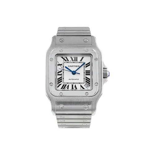 CARTIER Автоматический механический механизм Мужские часы SANTOS DE 45,54мм*34,87мм*8,67мм Белый