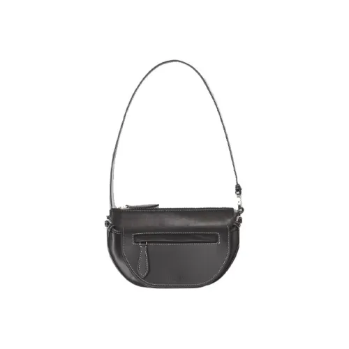 Burberry OLYMPIA Кожа Сумка через плечо Сумка-полумесяц Ручная сумка Сумка через плечо Сумка через плечо Мини Женская Черная