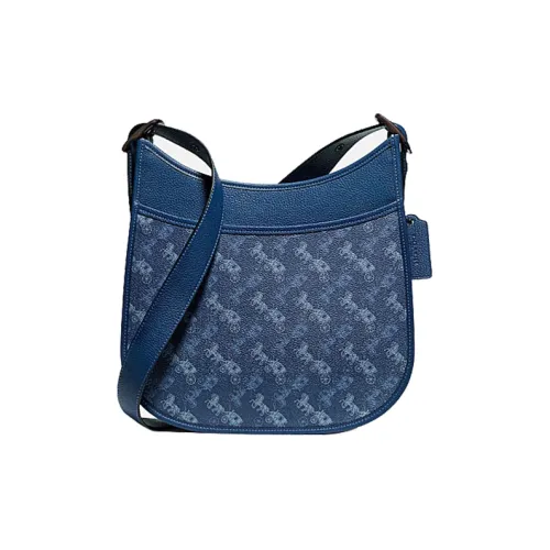 COACH Emery Кожа Сумка через плечо Женская Синяя