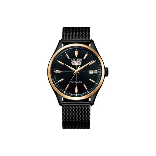 CITIZEN Механический механизм Мужские часы 40mm*13mm Черный