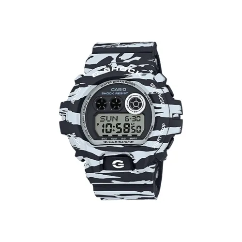 CASIO G SHOCK Collection 2015 Два TONE Collection Кварцевый механизм Смольный ремешок Часы Мужские Циферблат Серый
