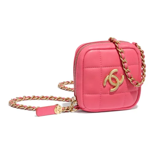 CHANEL Lambskin Сумка через плечо Женская Розовая