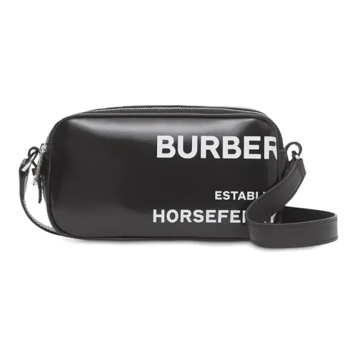 Burberry Полиуретан Camera Сумка Сумка через плечо Мини Женская Черная