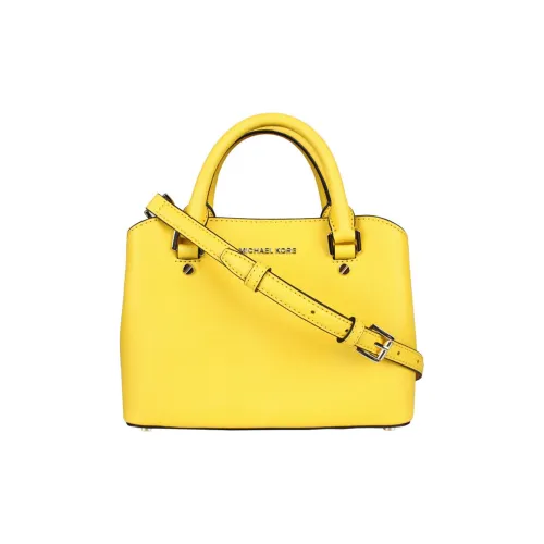 MICHAEL KORS Savannah Коровья кожа Сумка через плечо Сумка Женская Желтая