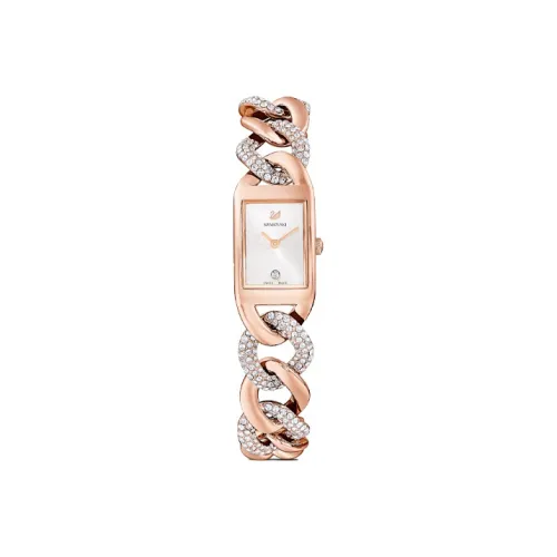 Swarovski Cocktail Collection Женские часы Кварцевый механизм Ремешок из нержавеющей стали Серебристый циферблат Модель 5519327