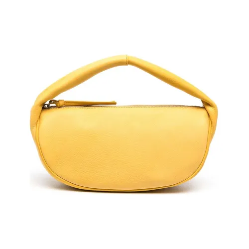 By Far Cush Кожа Сумка Женская Желтая