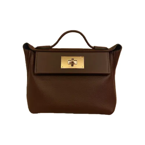 HERMES 24 24 Evercolor Swift Телячья кожа Сумка Сумка через плечо Сумка через плечо Мини Женская