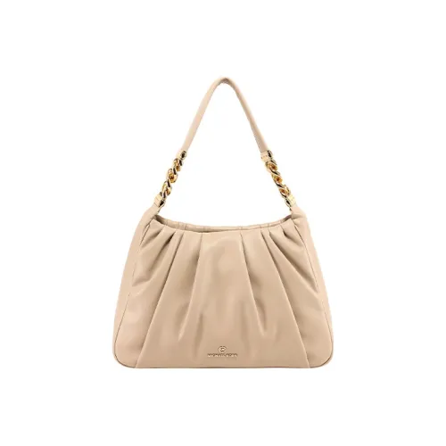 MICHAEL KORS Hannah Искусственная кожа Цепочка Сумка через плечо Средняя Женская Светлый Умбра