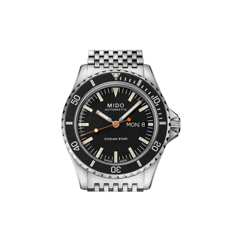 Mido Leader Submariner Collection Автоматический Механический Механизм Мужские Часы Часы 40,5 мм Черный Циферблат