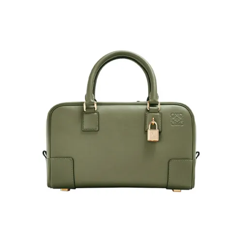 LOEWE Amazona Nappa Телячья кожа Сумка через плечо Сумка на плечо Сумка Маленькая Женская Авокадо Зеленый
