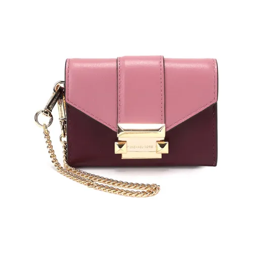 MICHAEL KORS MICHAEL KORS Handbag Collection Whitney Кожа Кошелек Клатч Мини Женские Бургунди