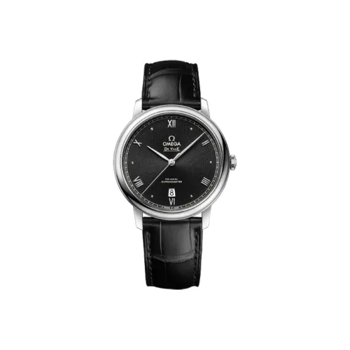 OMEGA Автоматический Механический Часы Мужские Elegant Saucer Series 39,5 мм Черные