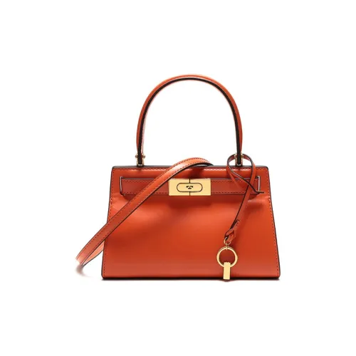 TORY BURCH Lee Radziwill Коровья кожа Сумка Сумка через плечо Сумка через плечо Мини Женская Апельсин