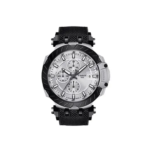 TISSOT Автоматический Механический Механизм Мужские Часы Race Collection 45 мм Серебряные