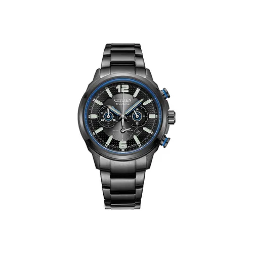 CITIZEN Ecology Drive Collection Радиоконтролируемый Кварцевый механизм Нержавеющая сталь Ремешок Часы Мужские Черный циферблат