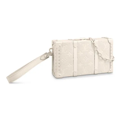 LOUIS VUITTON Основной клатч из коровьей кожи мужской белый