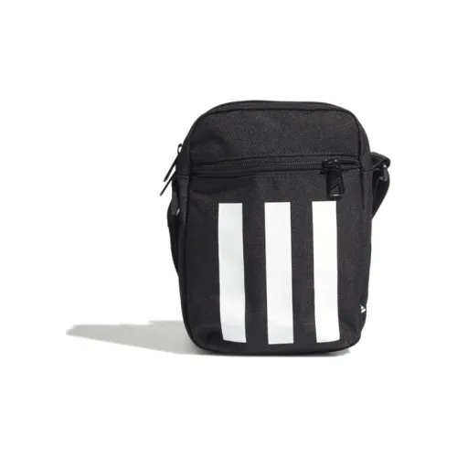 Adidas Полиэстер Маленькая Квадратная Сумка Сумка через плечо Сумка на плечо Унисекс Черный Белый