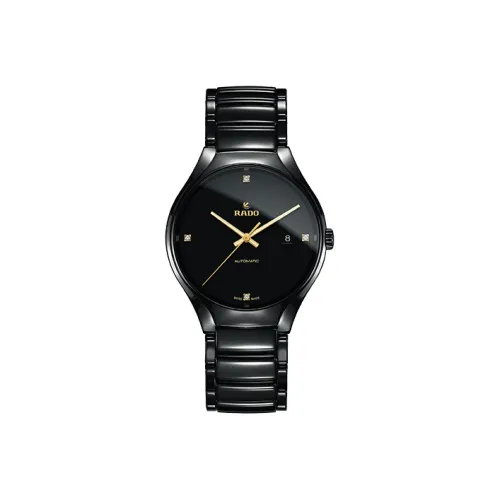 RADO Автоматический Механический Механизм Мужские Часы из Коллекции Realme 40 мм Черные