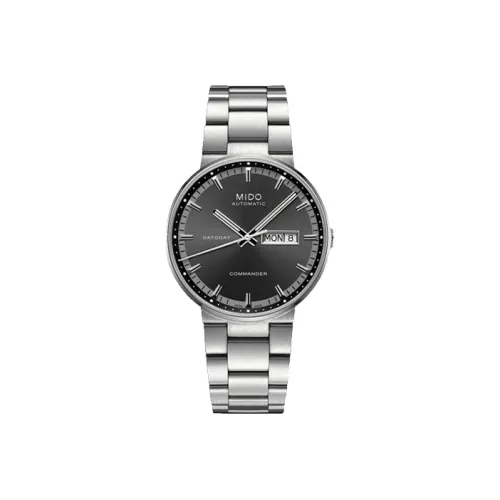 MIDO Автоматический Механический Мужской Часы Commander 40 мм Черные