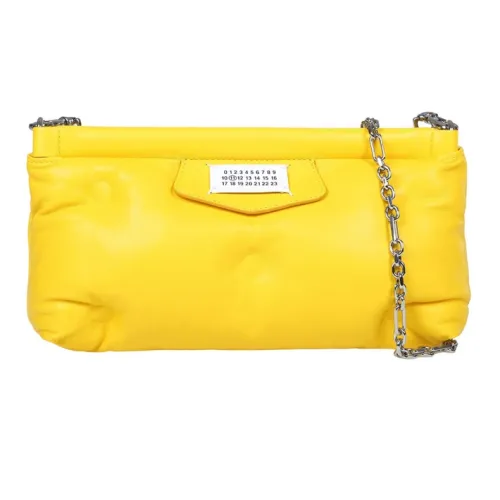 Maison Margiela Сумка через плечо из кожи женская желтая