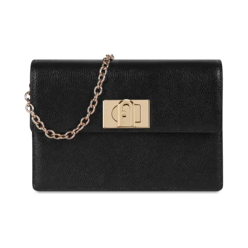 Furla Кожа Бананка Женская Черная