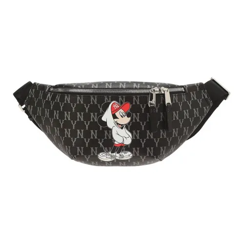 MLB Disney Коллаборация Искусственная кожа Сумка через плечо Слинг-сумка Сумка на пояс Обычный Унисекс Многоцветный