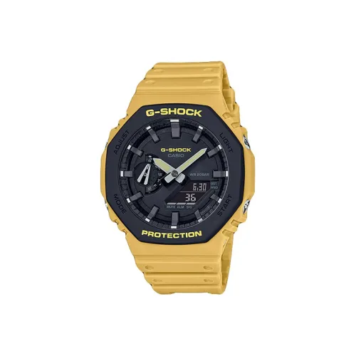 Коллекция Casio Liquid Crystal Analog Dual Display Series Eight POINT Farmhouse Дуб Кварцевый механизм Смола Ремень