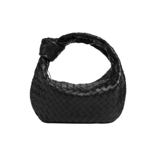 Bottega Veneta Lambskin Crossbody Bag Shoulder Bag Regular Women's Black