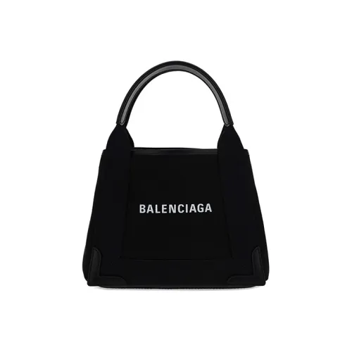 Balenciaga Темно-синий холст сумка-тоут сумка для покупок холщовая сумка маленькая сумка женская черная
