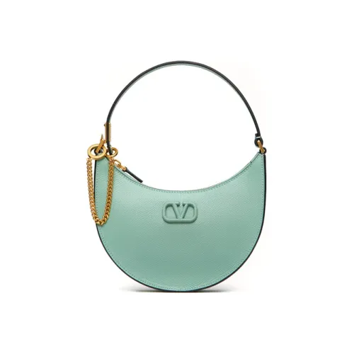 Valentino Vlogo с рельефом телячья кожа хобо сумка сумка через плечо мини женская светло-зеленая