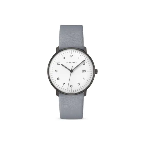 JUNGHANS Кварцевый механизм Мужские часы Max Bill Collection 38мм*38мм Белый